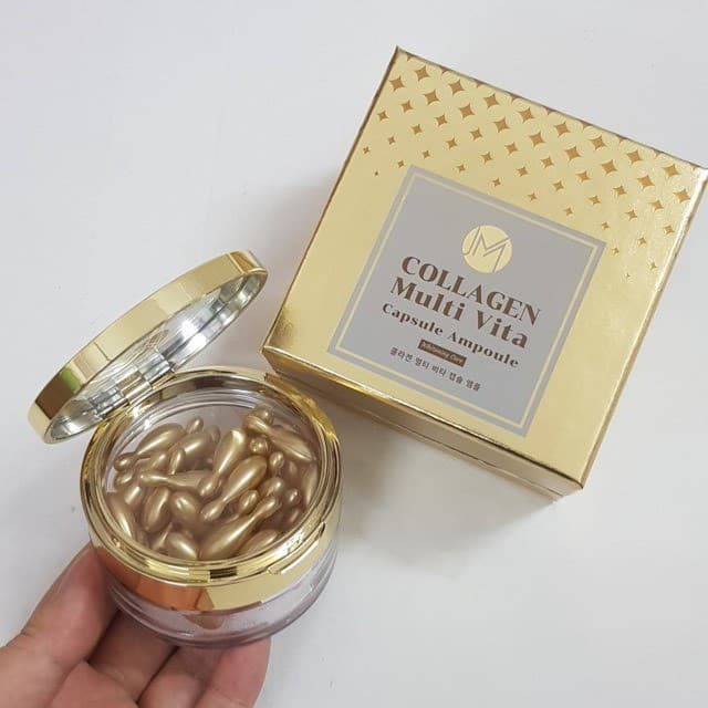 VIÊN COLLAGEN TƯƠI - AMMUD MULTI VITA AMPOULE HÀN QUỐC Hộp 38v