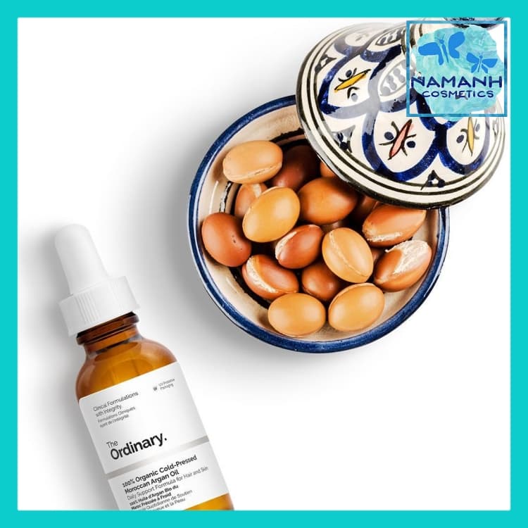 Dầu dưỡng tóc bóng mượt The Ordinary 100% Organic Cold-Pressed Moroccan Argan Oil