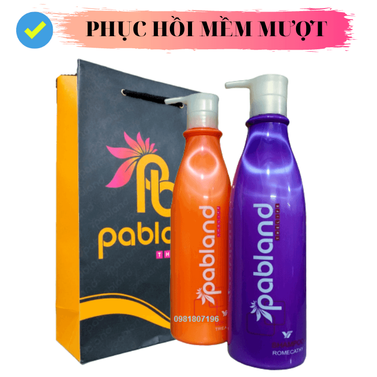 Cặp Dầu Gội Xả Pabland 750ml Phục Hồi Mềm Mượt YOHACA
