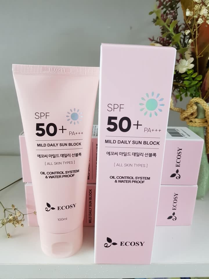 KEM CHỐNG NẮNG KIỀM DẦU & CHỐNG THẤM NƯỚC ECOSY