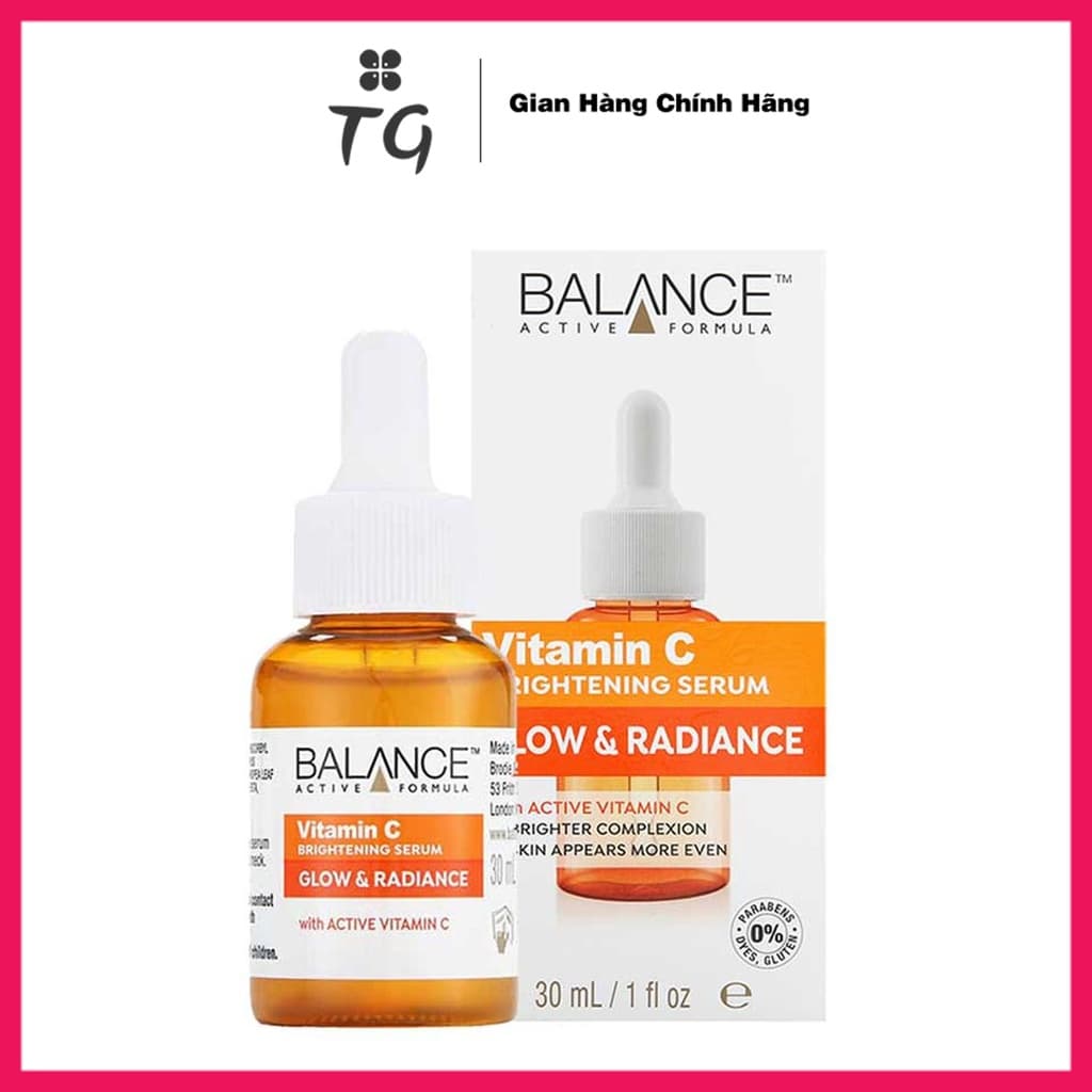 Serum Vitamin C Balance Active Formula 30ml Làm Sáng Da Chống Lão Hóa Cho Da Bóng Mịn