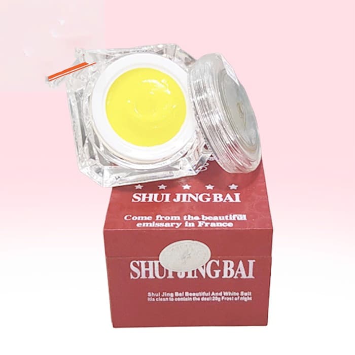 Kem dưỡng da giảm mụn nám tàn nhan Shui Jing Bai Thủy Tinh Bạch 2in1 - Kem đêm
