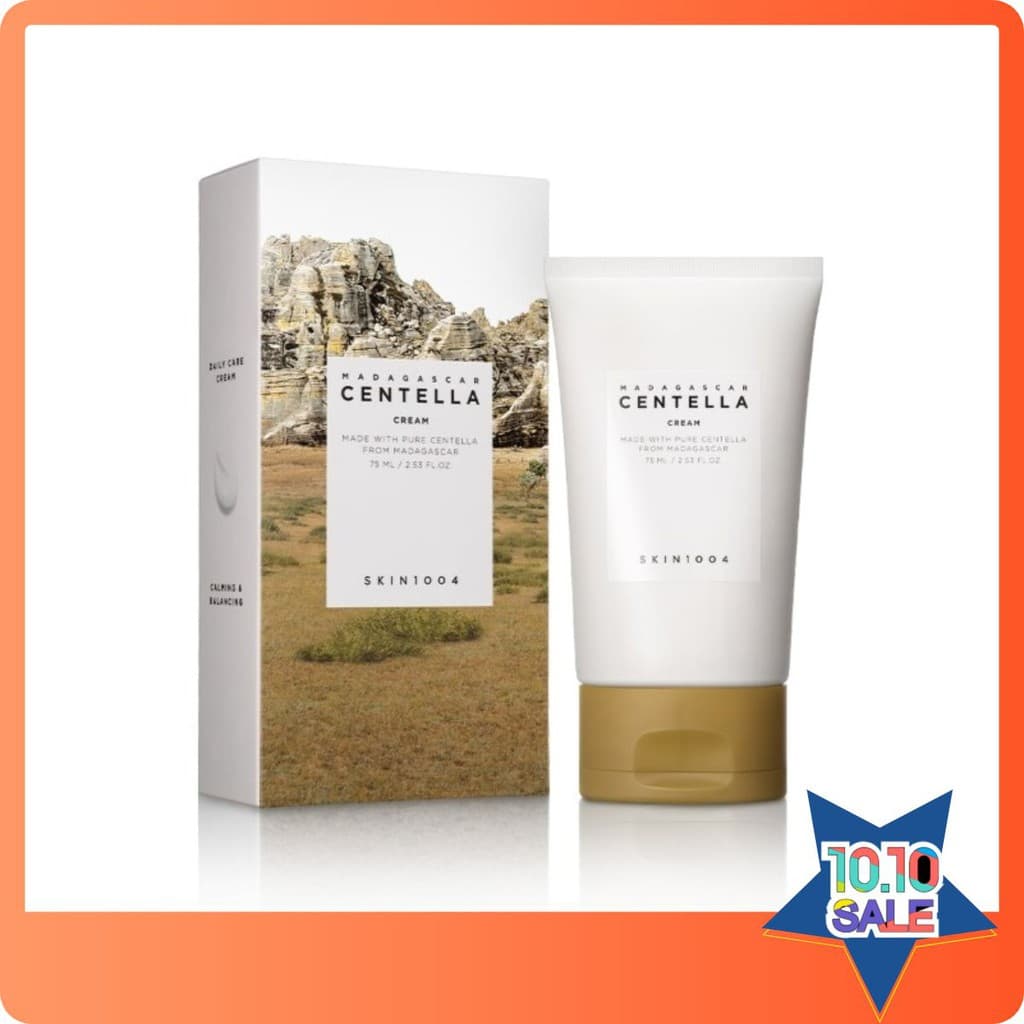 Kem Dưỡng Ẩm Cho Da Mụn Và Nhạy Cảm Skin1004 Madagascar Centella Cream 75Ml Chuẩn Hàn | Kem Dưỡng - 75ML