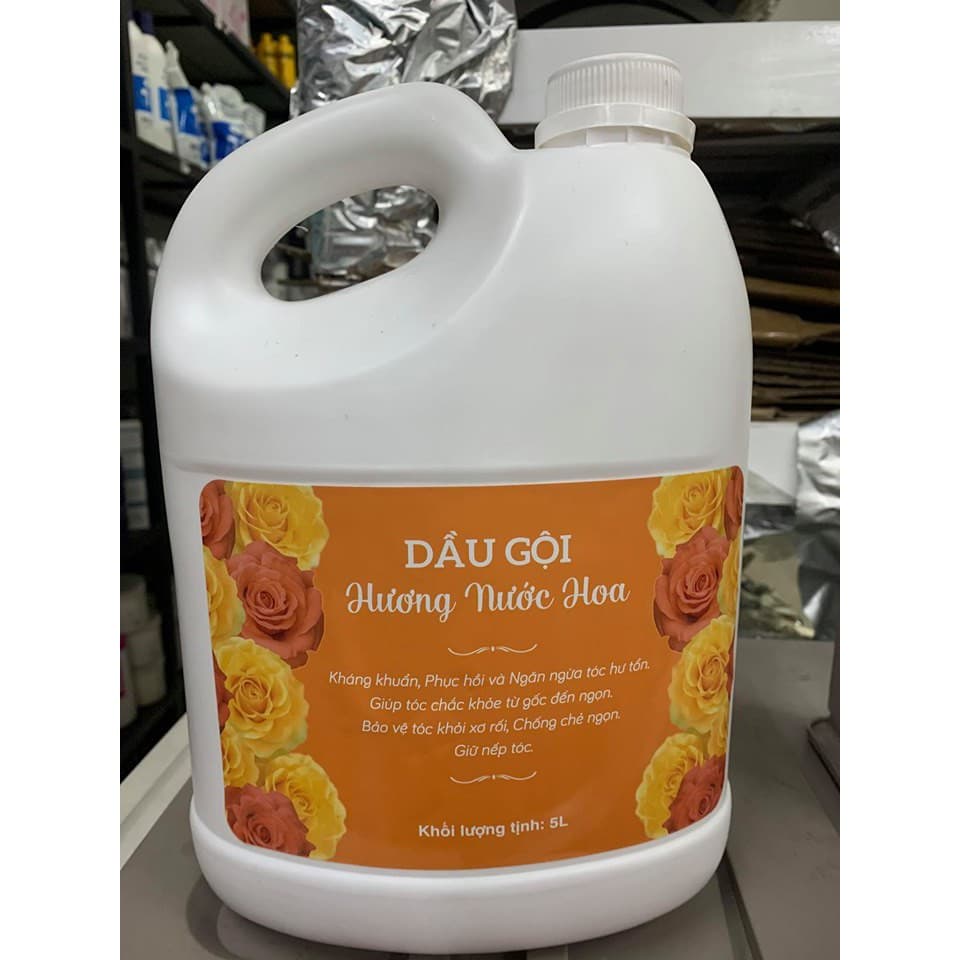 Dầu gội can hương nước hoa 5000ml