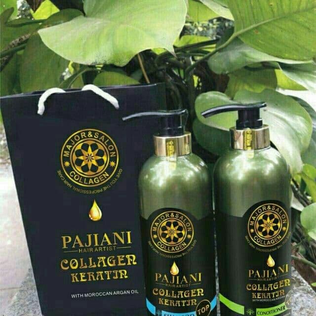 Dầu gội xả PAJIANI Collagen Keratin Italia 798ml x 2