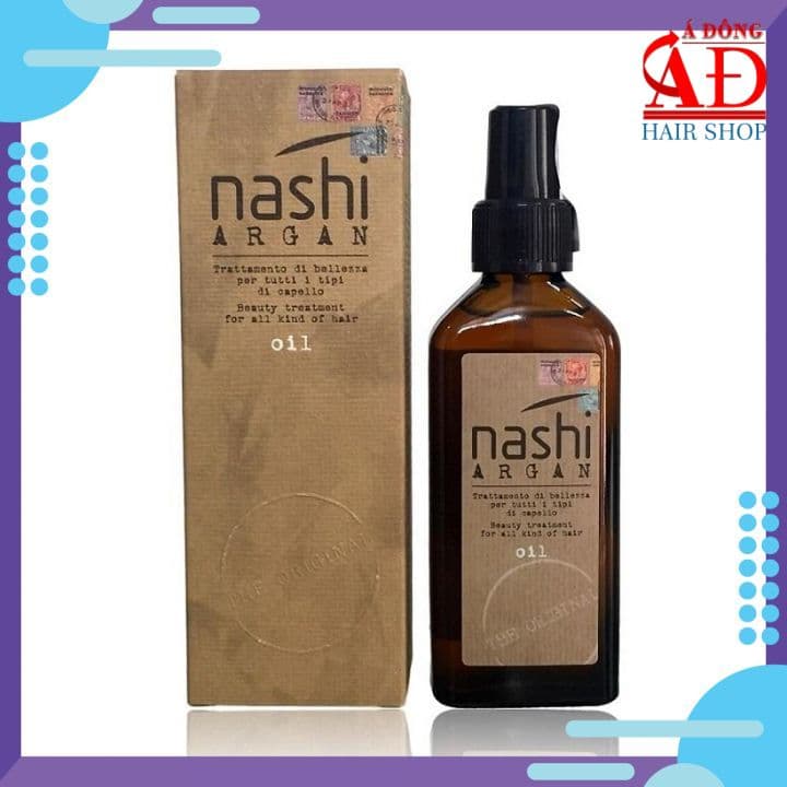 [Chính hãng] Tinh dầu dưỡng tóc Nashi Argan Oil siêu bóng mượt 100ml Italy