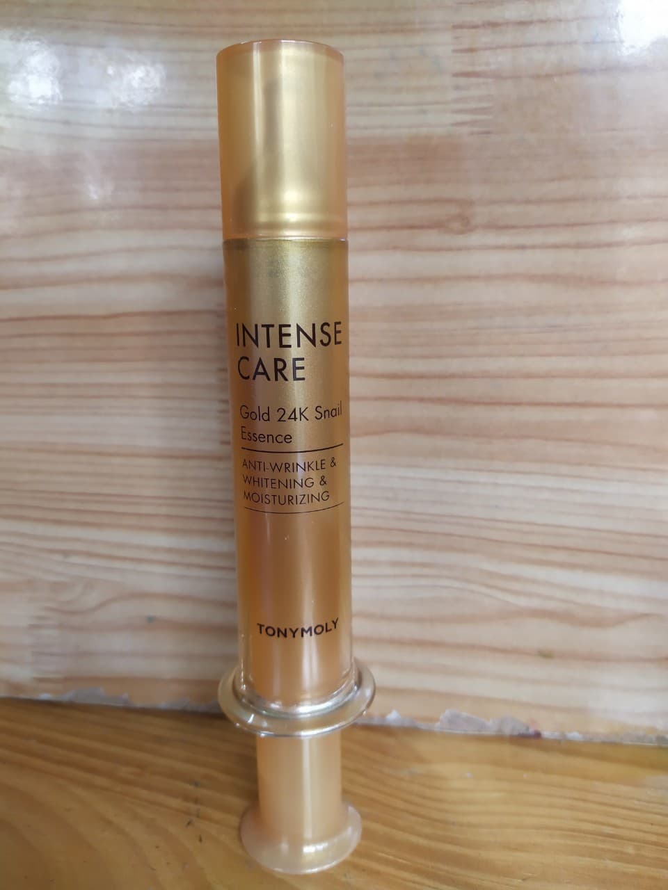 Tinh chất (essence) trắng da giảm nhăn chống lão hoá TonyMoly INTENSE CARE GOLD 24K SNAIL ESSENCE 15ml