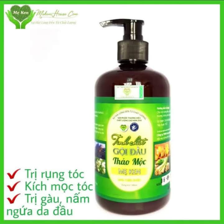 Dầu gội thảo dược Mẹ Ken Trị Rụng Tóc Kích Thích Mọc Tóc Trị Sạch Gàu Trị Nấm Ngứa Da Dầu Tóc Chắc Khỏe Suôn Mượt
