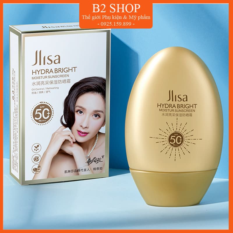 Kem chống nắng JLisa dưỡng ẩm sáng da chống UVA UVB cao cấp