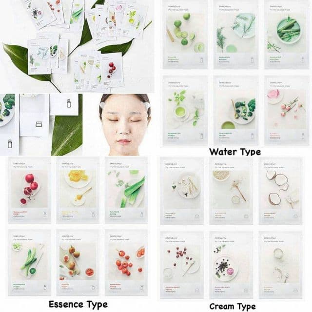 [HCM]Mặt nạ giấy cấp nước dịu mát từ tre innisfree My Real Squeeze Mask - 20ml