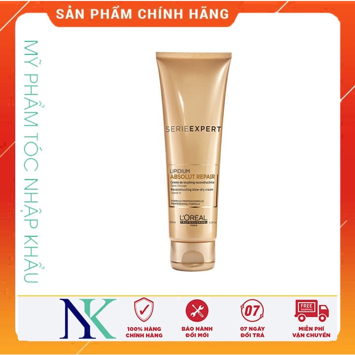 [HCM]Kem Dưỡng Xả Khô Chống Nhiệt Loreal 125Ml