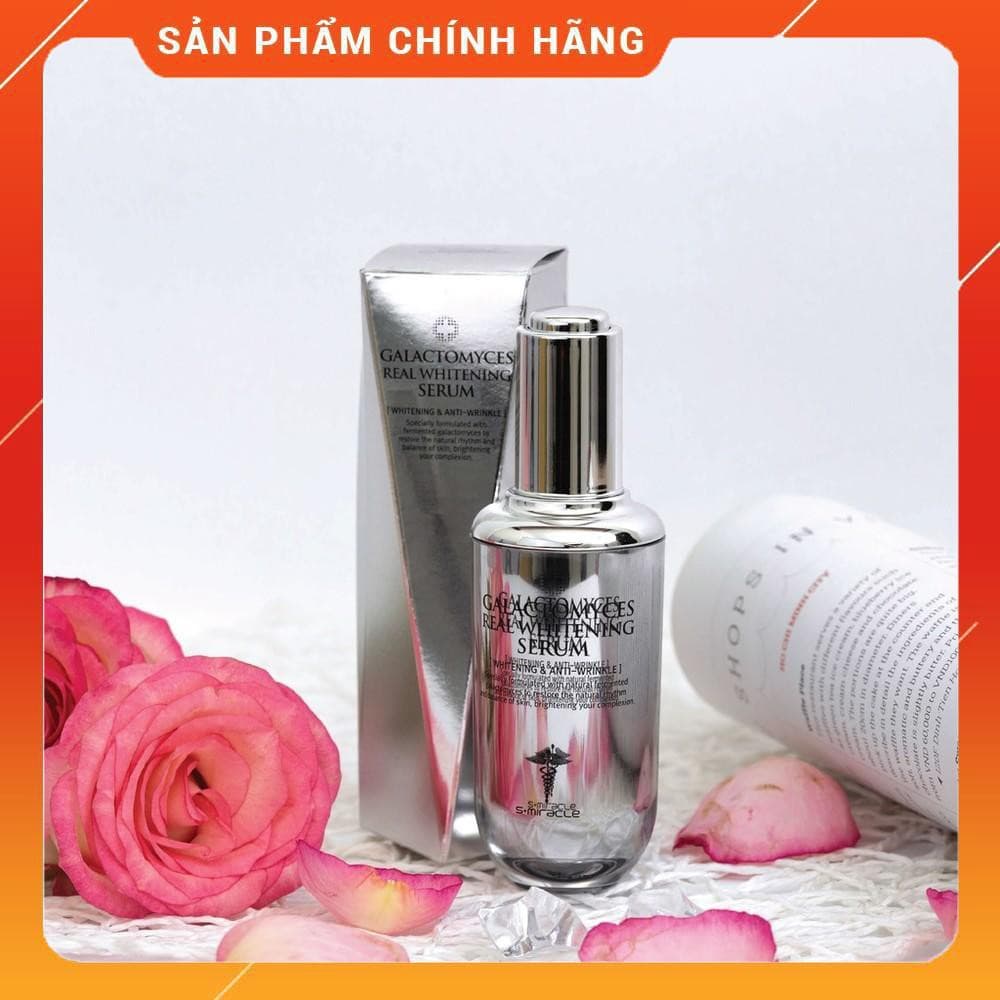Serum Làm Trắng Da S+ Miracle Galatomyces Real Whitening Serum (40ml) - KCVN phù hợp cho mọi làn da kích thích làn da trắng hồng tự dưng tăng độ đàn hồi da và hồi phục lại độ tươi trẻ mịn màng cho làn da