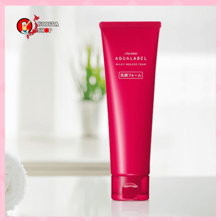 Sữa rửa mặt Shiseido Aqualabel Milky Mousse Foam cho da thường khô - 130ml