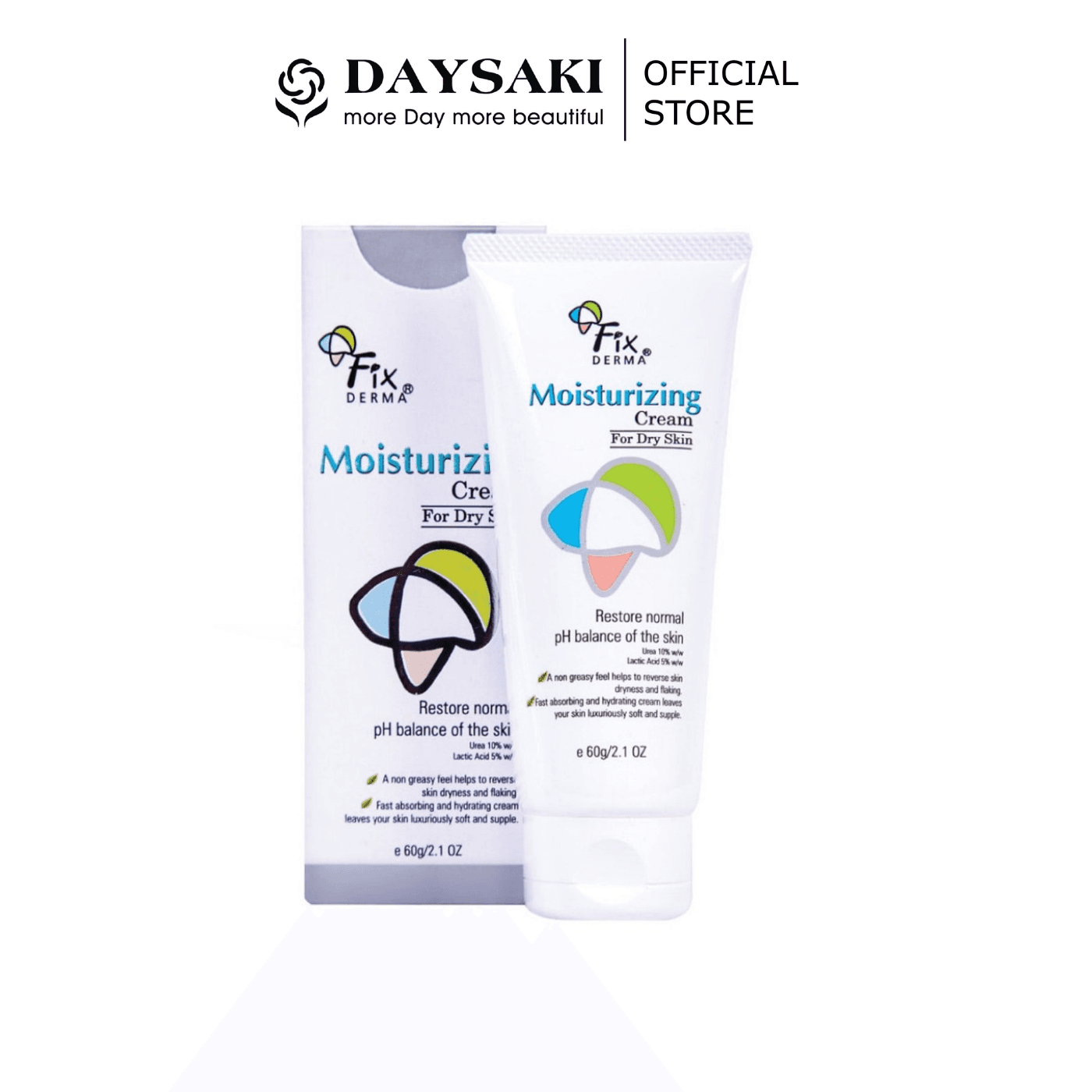 [HCM]Fixderma Kem dưỡng ẩm cho làn da kích ứng Moisturizing Cream cân bằng độ ẩm lấy lại sức sống khỏe đẹp cho da Tuýp 60g