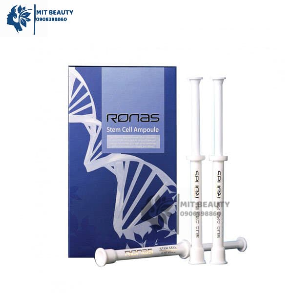 Tinh Chất Tế Bào Gốc Ronas Stem Cell Ampoule -  Hàng Nội Địa Hàn Quốc hộp 10 lọ