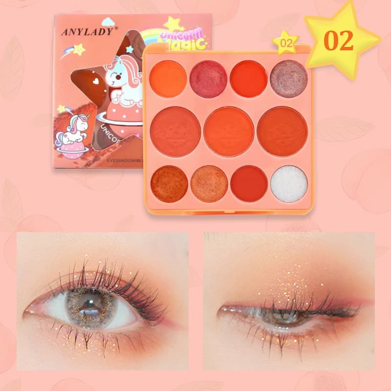[HCM]【Kiss belle】Bảng phấn mắt đa chức năng khoai tây nghiền 11 màu KISS BEAUTY Chống thấm nước lâu dài và chống mồ hôi