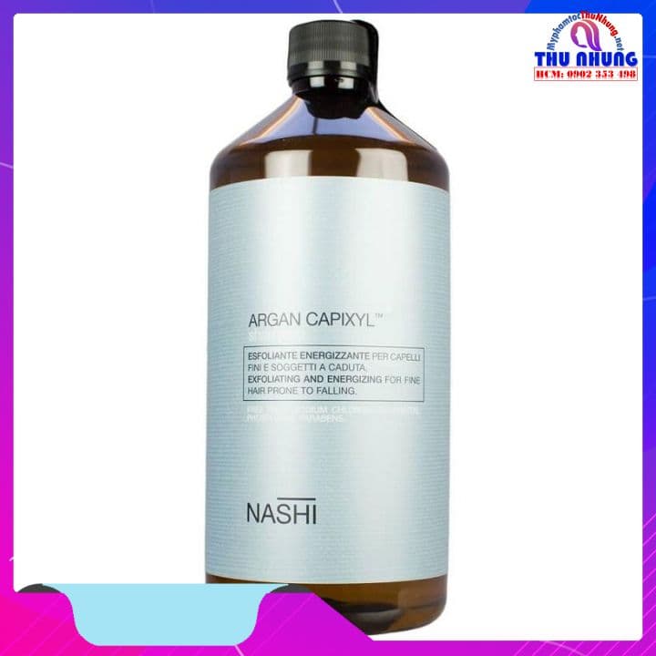 [HCM]Dầu gội làm sạch chống rụng - Nashi argan exfoliating 1000ml