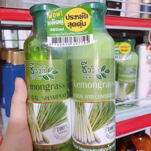 [HCM]BỘ DẦU GỘI VÀ XẢ TINH DẦU SẢ KÍCH MỌC TÓC VÀ CHỐNG RỤNG TÓC
