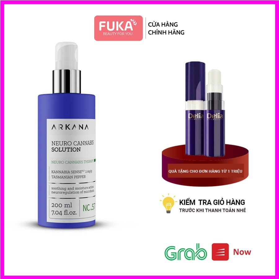 Nước hoa hồng ARKANA - Nước cân bằng làm dịu da dành cho mọi loại da