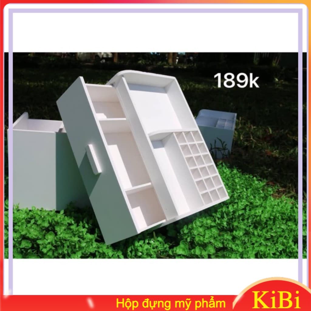 [HCM]Kệ Mỹ Phẩm Khổng Lồ Khay Son Tủ Trang điểm