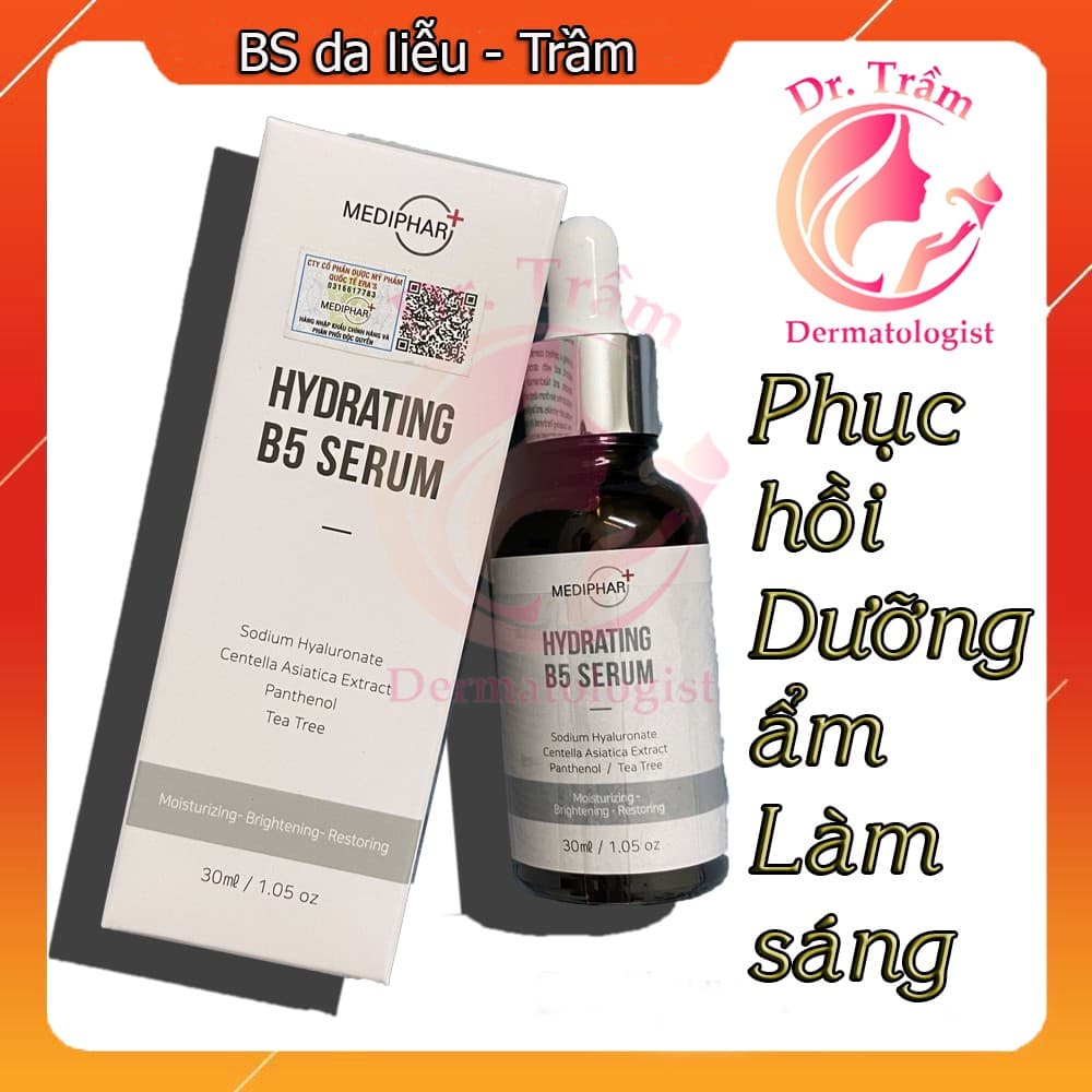 Mediphar+ Hydrating B5 Serum ✨ FREESHIP ✨ Tinh chất dưỡng ẩm làm sáng phục hồi da