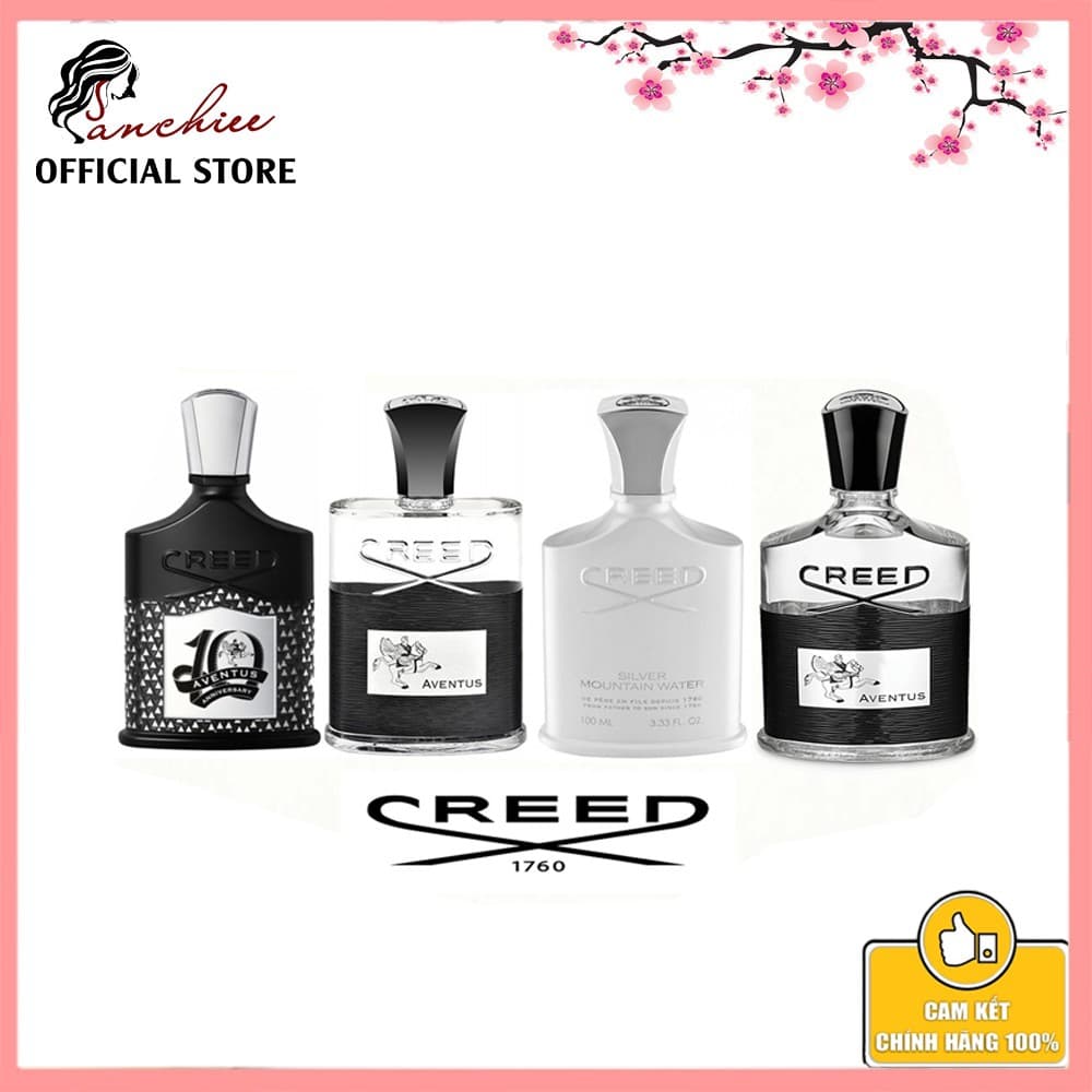 Nước hoa Nam Chính Hãng Creed. Mùi Hương nam tinh và mạnh mẽ Độ lưu hương Lâu trên 12h (5/10/20ml)