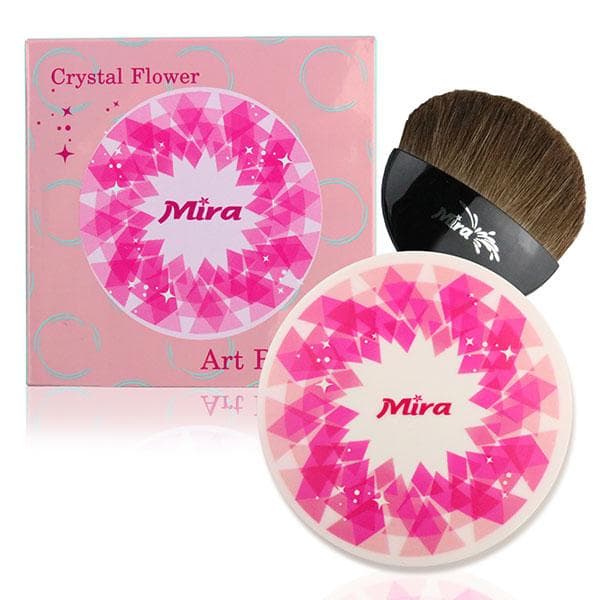 Phấn Má Hồng Siêu Mịn Mira Crystal Flower Art Blusher Hàn Quốc 10g No.3 Chiffon Orange