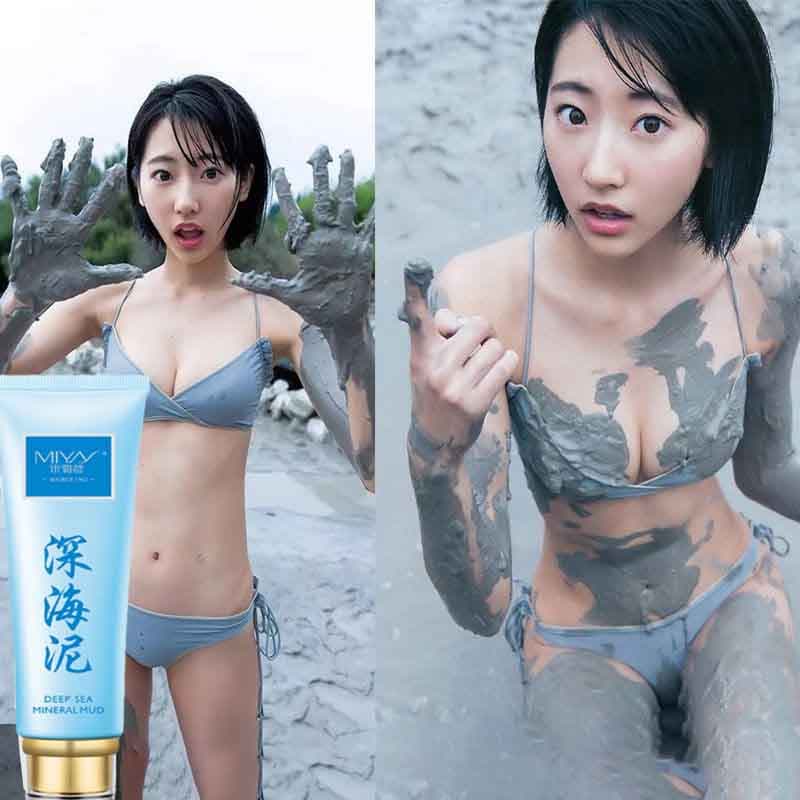 Kem làm trắng da chiết xuất bùnLàm sạch sâu da mặt cấp ẩm dưỡng trắng chăm sóc da mặt & body Deep Cleansing Sea Mud Skin Care Face Body Whitening