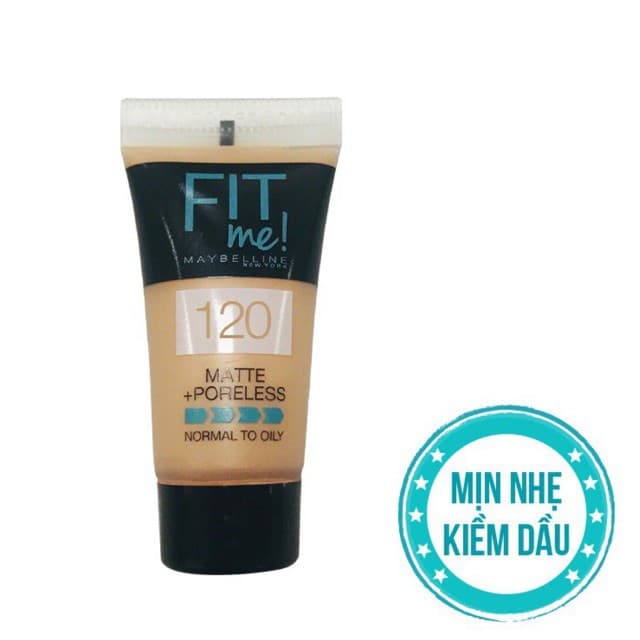 [HCM][Mini size 5ml] Kem Nền Fit Me Mịn Lì Nhẹ Kiềm Dầu Fit Me Maybelline New York Matte Foundation