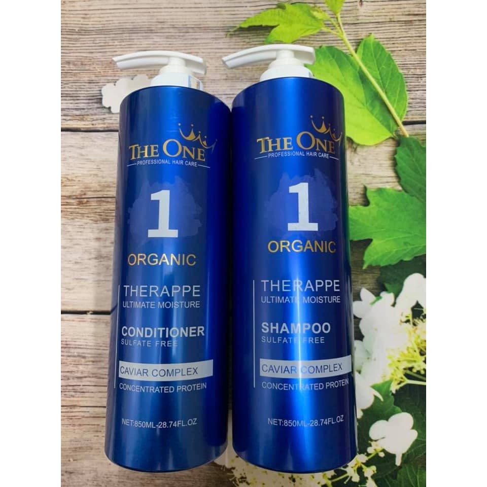 Cặp Dầu Gội Dưỡng Sinh Phục Hồi THE ONE ORGANIC 850ml x2