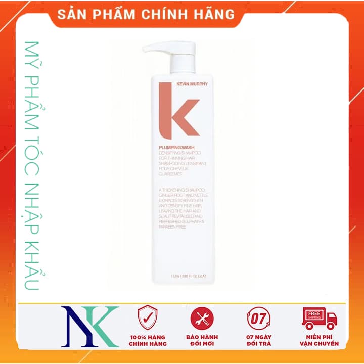 Dầu Gội Cho Tóc Dầu Ít Mỏng Rụng Plumping.Wash 1000Ml