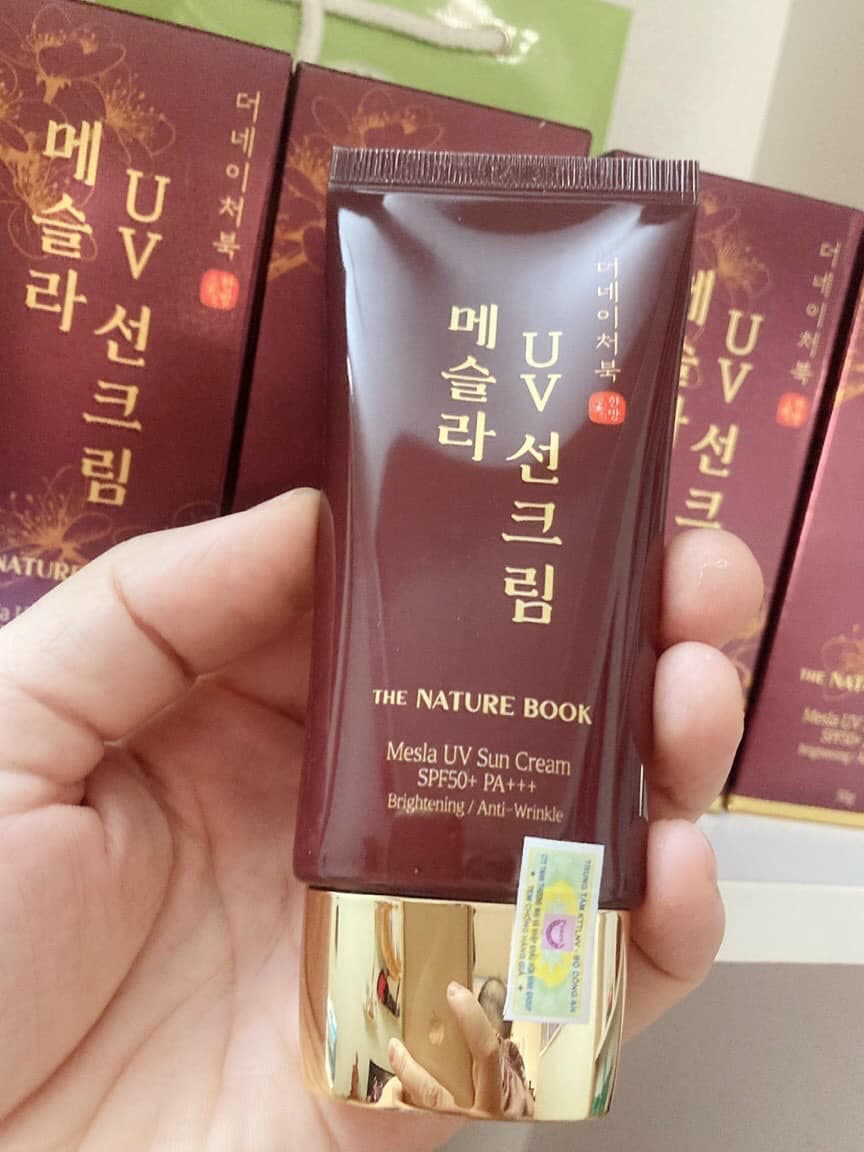 Kem chống nắng ngừa nám The nature Book Mesla Sun Cream SPF 50+PA+++