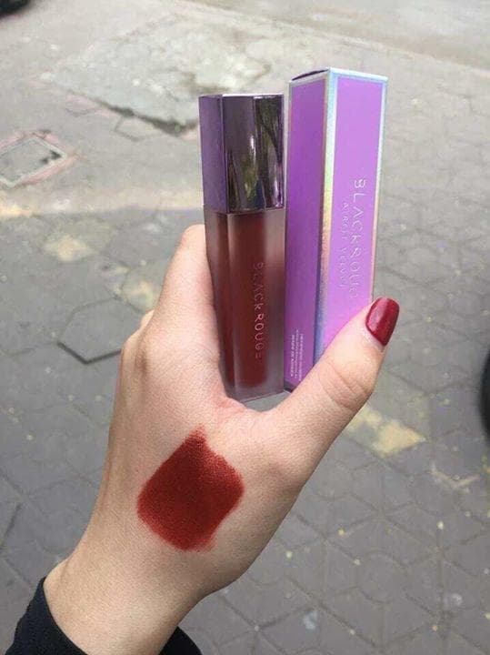 [Version 2] Son Kem Lì Black Rouge Air Fit Velvet Tint Hàn Quốc (A12: Dashed Brown: Đỏ nâu đất)