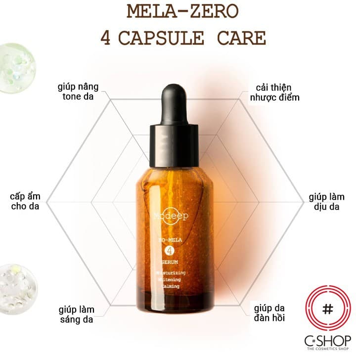 [HCM]Tinh chất dưỡng trắng mờ nám MODEEP NO-MELA 4 SERUM