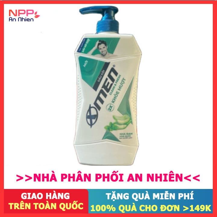 Dầu gội Xmen Clean & Fresh 2X Khoẻ Mượt 630gr - NPP AN NHIÊN