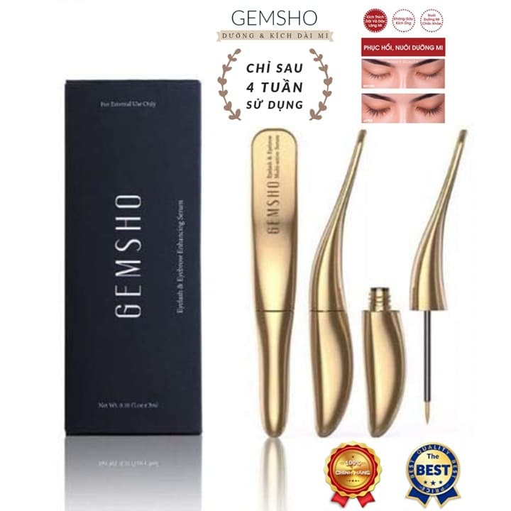 [HCM]SERUM DƯỠNG DÀI MI GEMSHO 3ML [Chính Hãng]