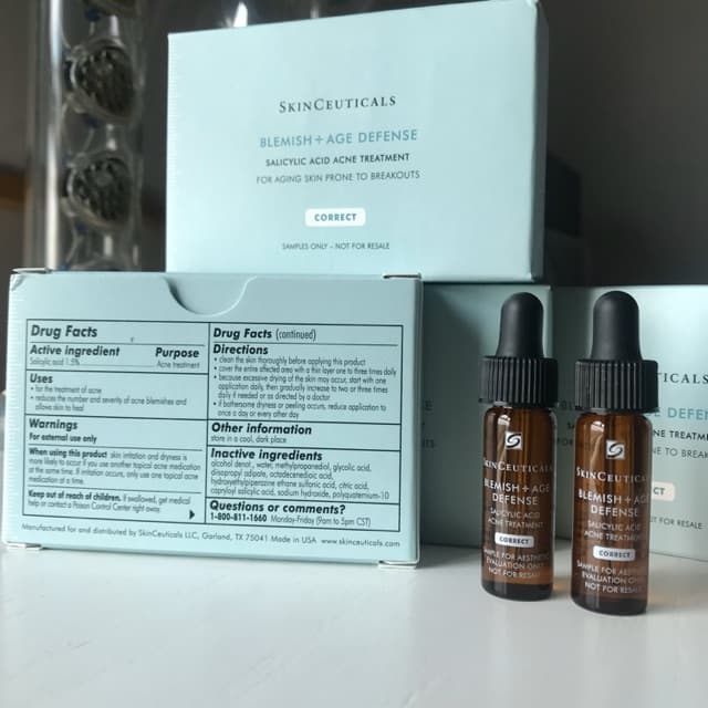 Skinceuticals Blemish + Age Defense - Serum Trị Mụn Và Chống Lão Hóa 4Ml