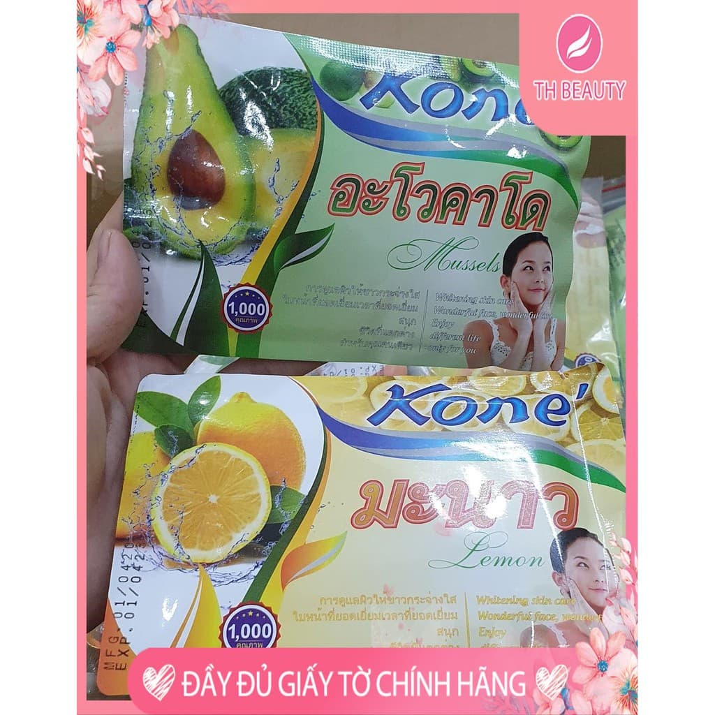 [HCM][Chính hãng] Mặt nạ Kone dưỡng da tinh chất bơ và cam