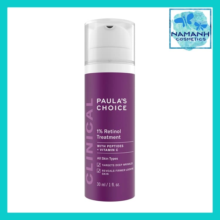 Kem chống lão hóa Paulas Choice Clinical 1% Retinol Treatment with Peptides + Vitamin C 30ml