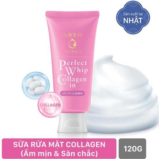 Sữa rửa mặt tạo bọt Collagen Collagen Nhật Bản 120g
