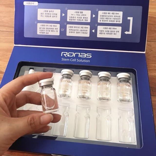 SERUM / Bộ Tế bào gốc Dưỡng Trắng da giảm thâm nám Ronas Stem Cell Solution – Hàn Quốc Frorence86 Store