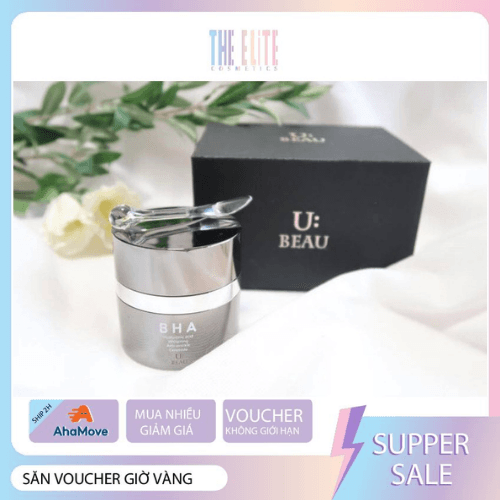 Kem dưỡng trắng da ban đêm U:BEAU BHA Hyaluronic acid whitening anti-wrinkle ceramide 50ml