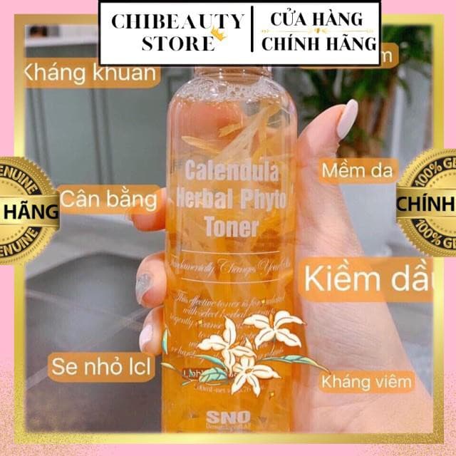 Toner Hoa Cúc SNO Calendula Herbal Phyto nội địa Hàn