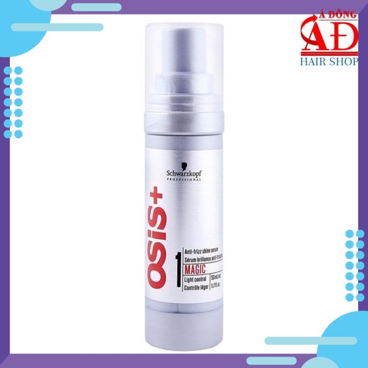 Schwarzkopf OSiS+ Magic Anti-Frizz Shine Serum Gemany 50ml - Tinh chất chống rối và làm bóng tóc
