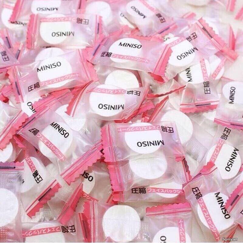 [COMBO] Mặt Nạ Giấy Nén Miniso Nhật Bản cấp ẩm thải độc - MinsioMN
