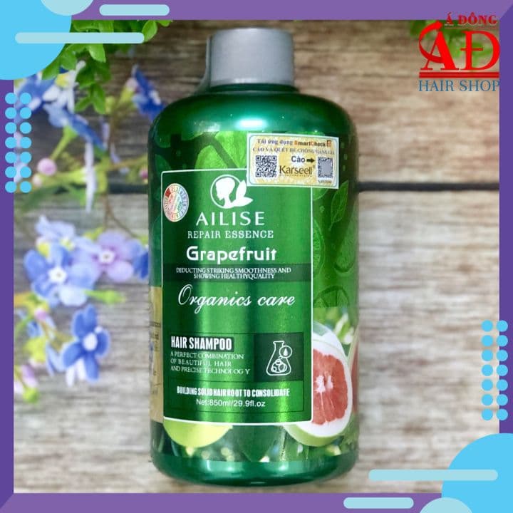 [Chính hãng] [KM] Dầu gội bưởi Grapefruit Ailise siêu mượt phục hồi kích thích mọc tóc cao cấp (UK) 850ml
