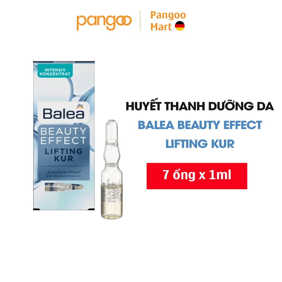 [HCM]Huyết Thanh Dưỡng Da Balea Beauty Effect Lifting Kur - 7 ống 1 ml _ Hàng Đức