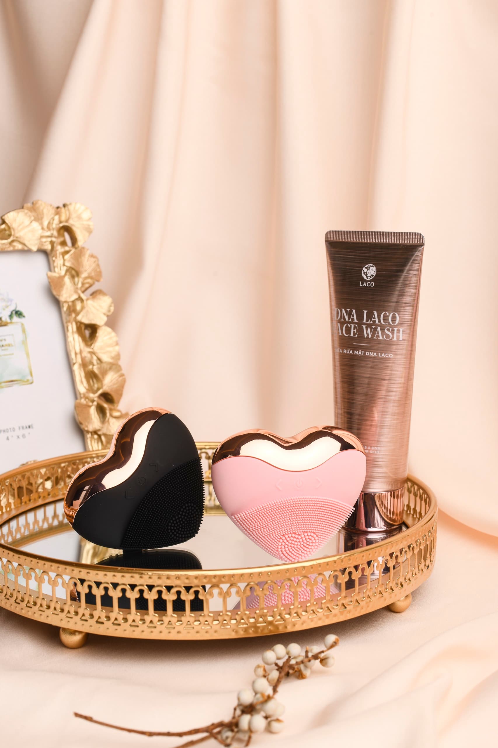 ⚡Tặng sữa rửa mặt⚡ Máy rửa mặt LACO  - LACO LUXURY tặng kem sữa rửa mặt MAROSA LACO