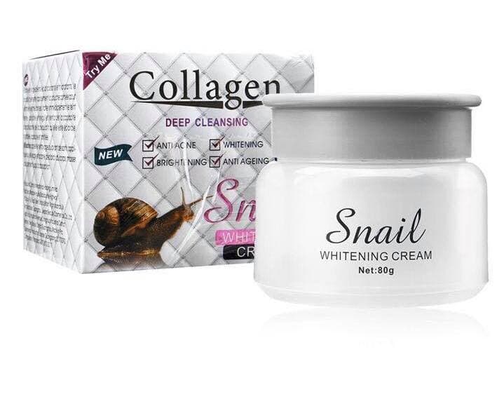 Kem Dưỡng Làm Da Trắng Da Cao Cấp Collagen Snail Whitening Cream Chiết Xuất Ốc Sên 80g