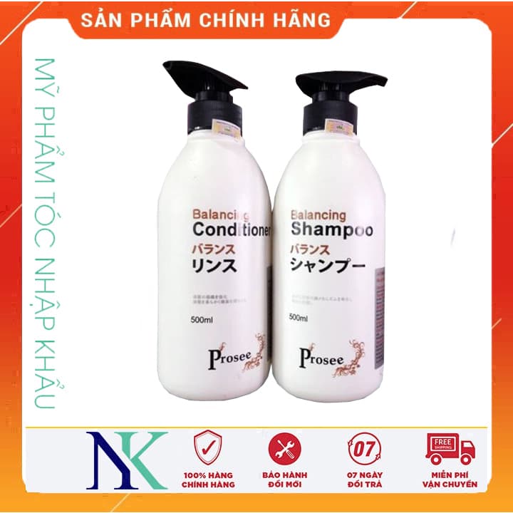 [HCM]Dầu Gội Xã Prosee Dành Cho Tóc Dầu Nhanh Bết & Gãy Rụng Balancing 500Ml